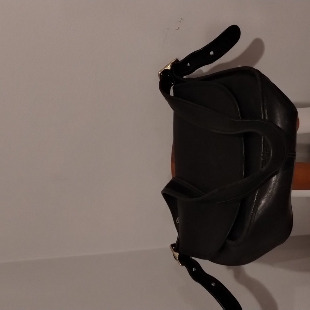 Coach Leather Crossbody Bag Vintage Black Patricia's Legacy Shoulder Bag 9951 - Picture 4 of 17